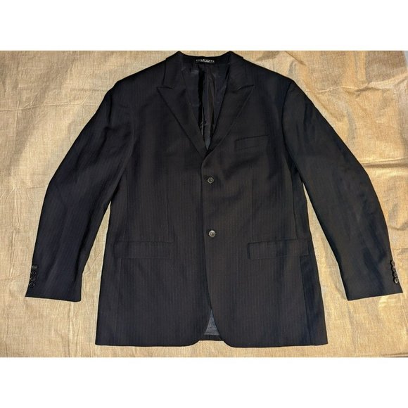 Hugo Boss Other - Hugo Boss Men's Single Breasted Black Blazer Virgin Wool 46R Lancaster/Smart